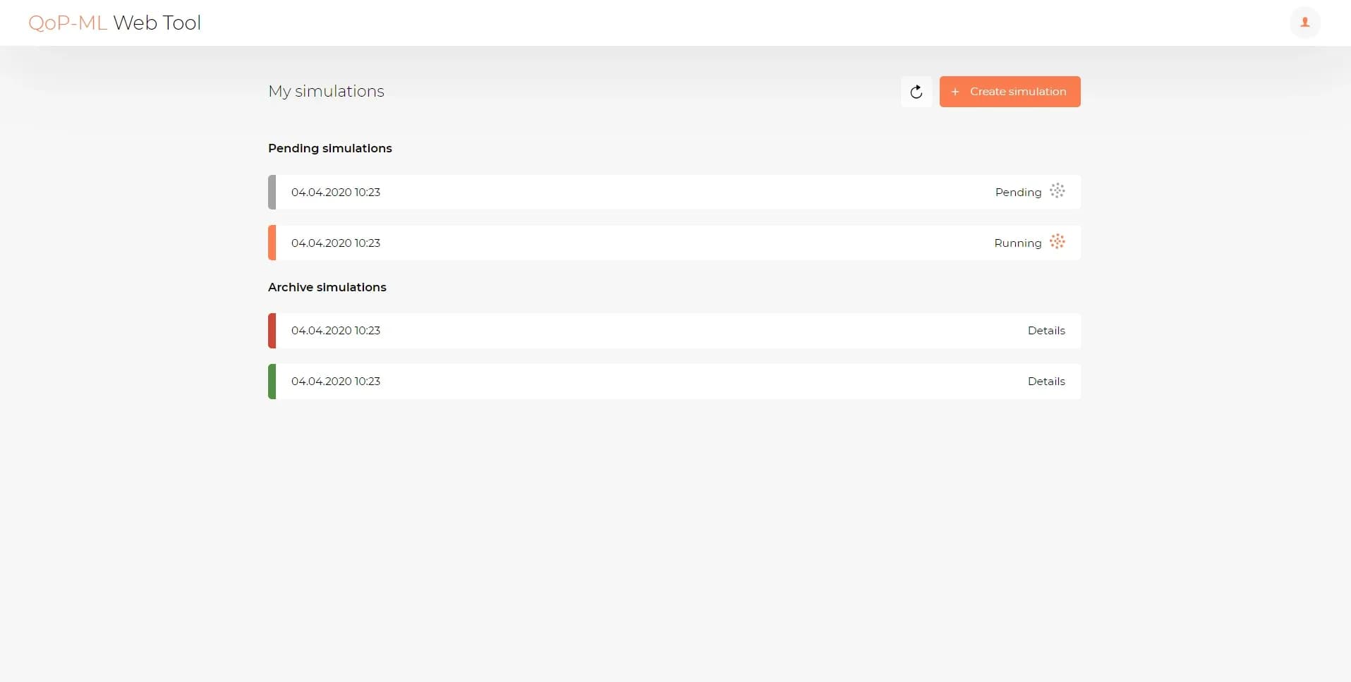 QoP-ML Web Tool screenshot 1
